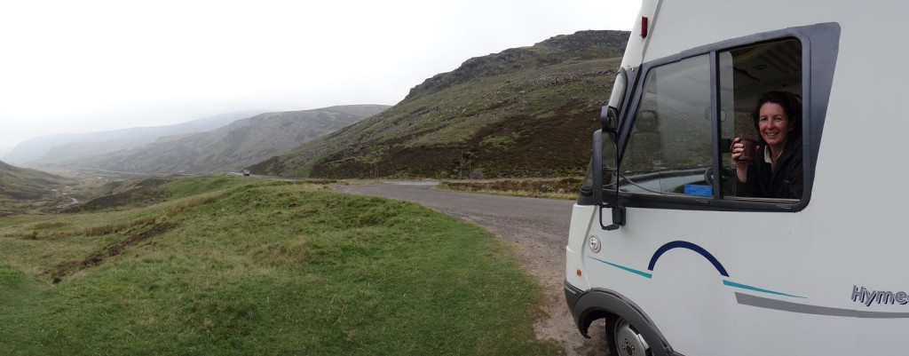 Zagan gazes whistfully down Glen Shee
