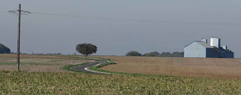 Autumn sunshine hugged us in the cab as we cruised the French countryside