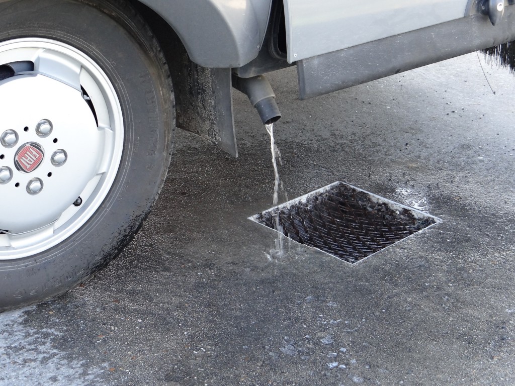 A free service point en route challenged our aiming skills. We failed.