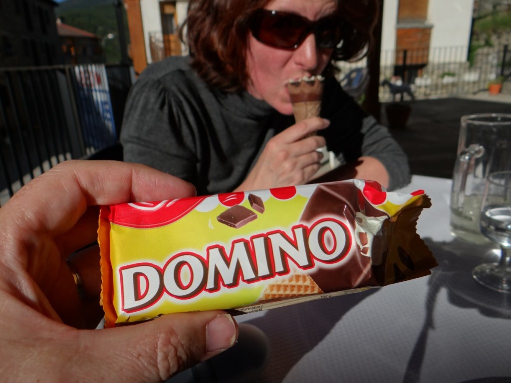 Mine was described as 'milk and chocolate ice cream'.