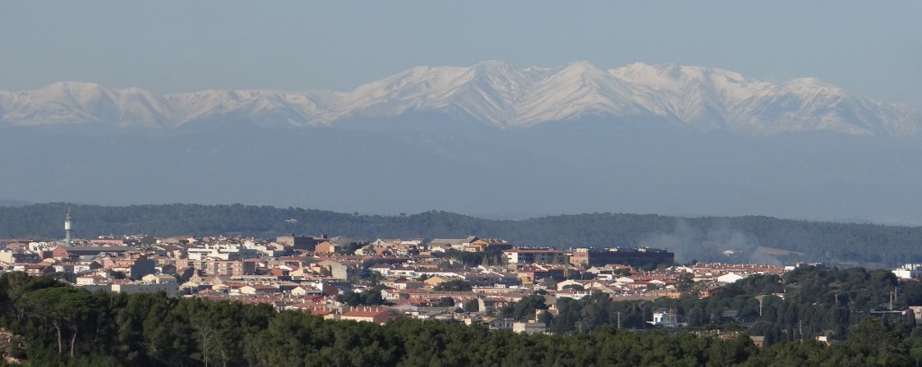 Pyrenees to the north of Llafranc