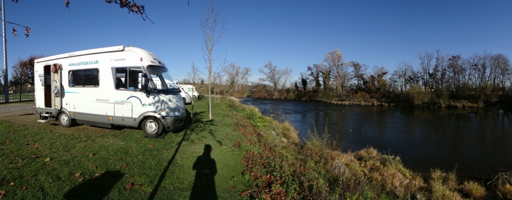 Motorhome aire at Saint-Pourçain-sur-Sioule