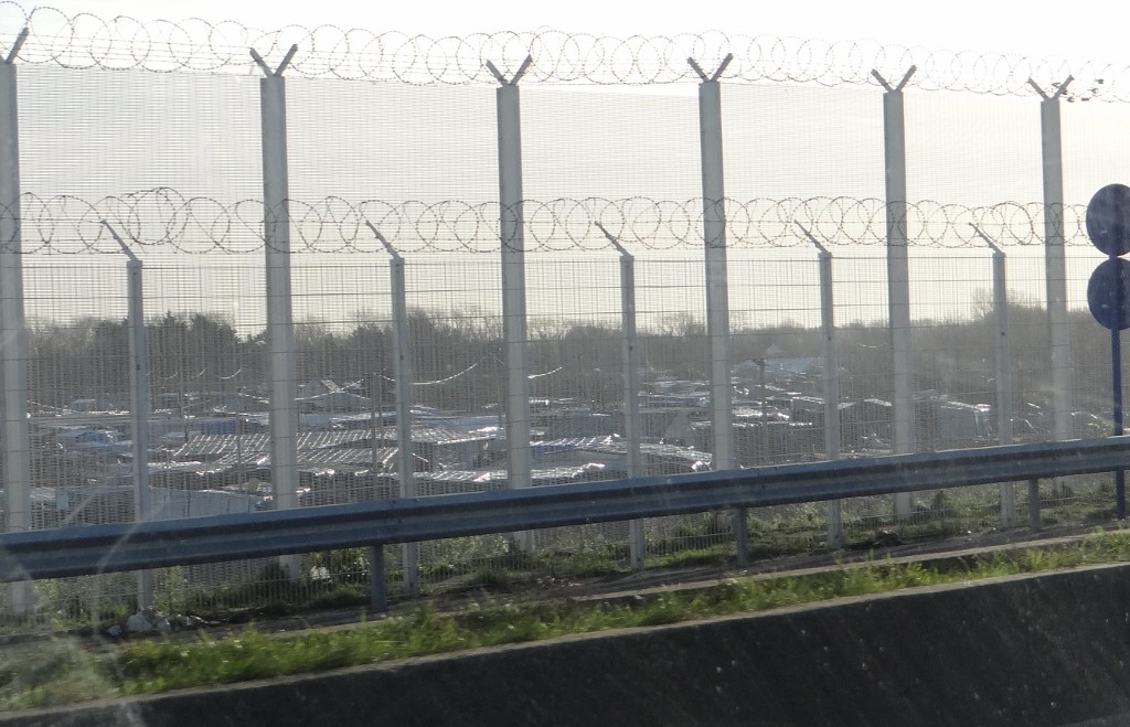 'The Jungle' - which I imagine is a media-created name. Looked more like a very grim campsite to me, one I'm very grateful not to be in.