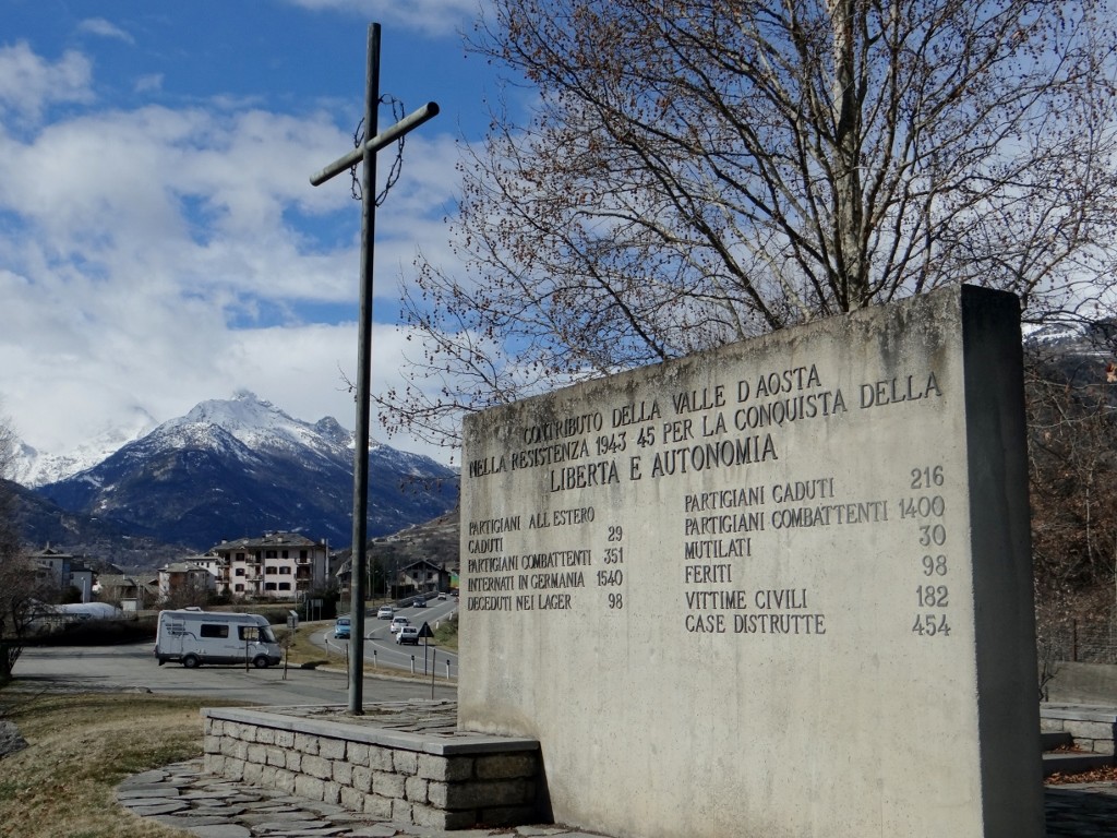 Memorial to the Italians who died after they swapped sides in WWII