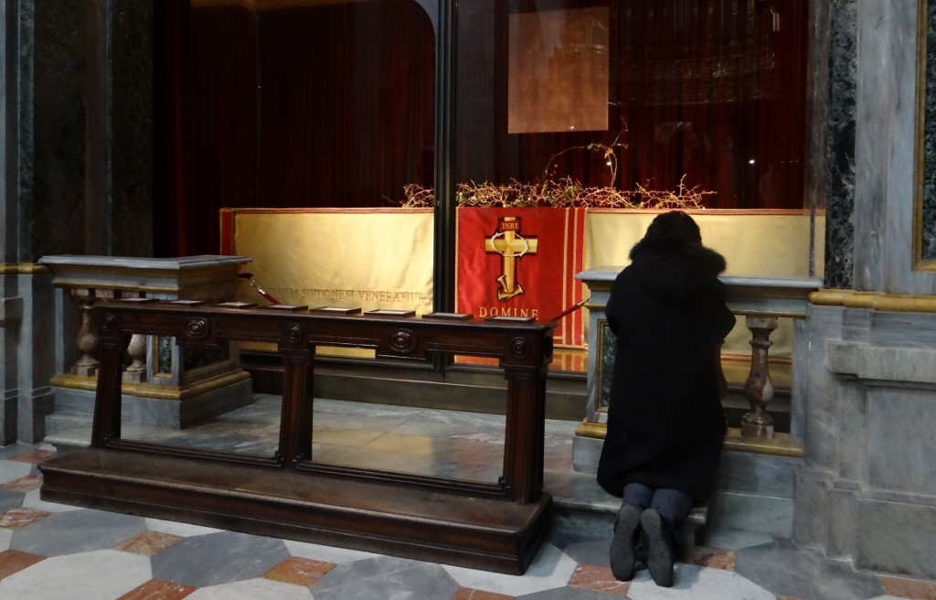 The Turin Shroud. Is in this box. Probably.