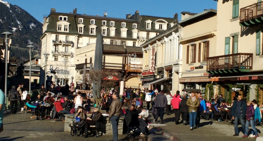 Sunshine in Chamonix