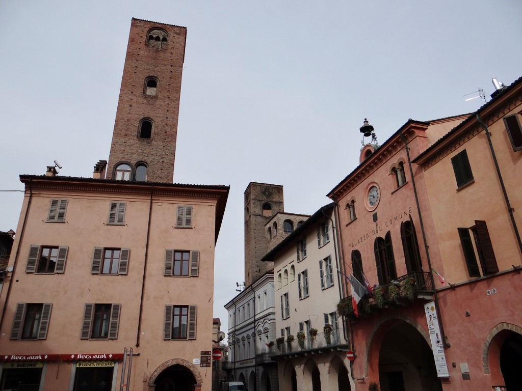 Towers in Alba, there are about four left but used to be many more