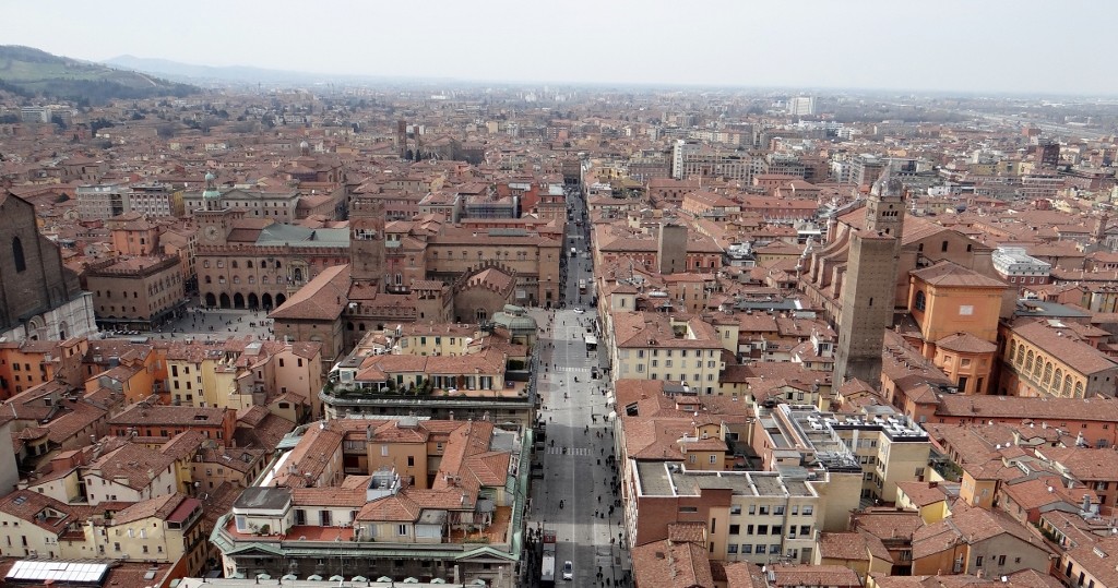 Asinelli Tower, Bologna, a mere 498 steps up!