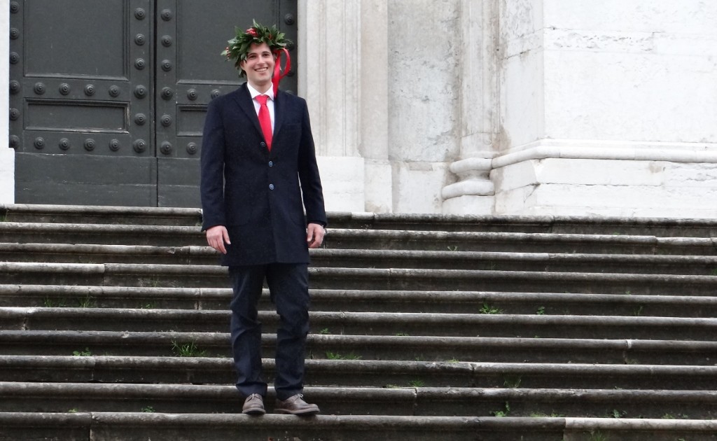 Graduation day for this chap in Urbino