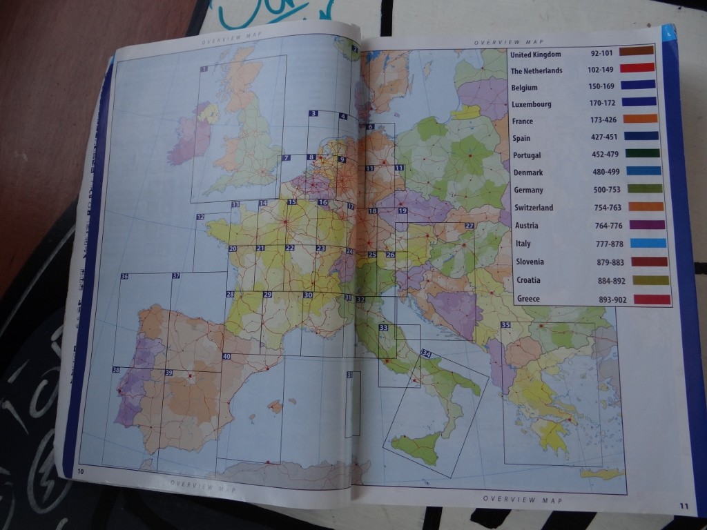 1. First go the overall map page and look for the detail map which covers your area