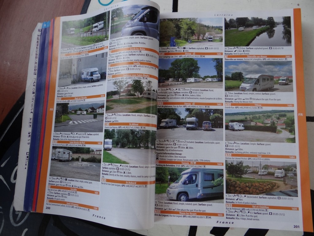 3. Look down the page until you find the entry, sorted