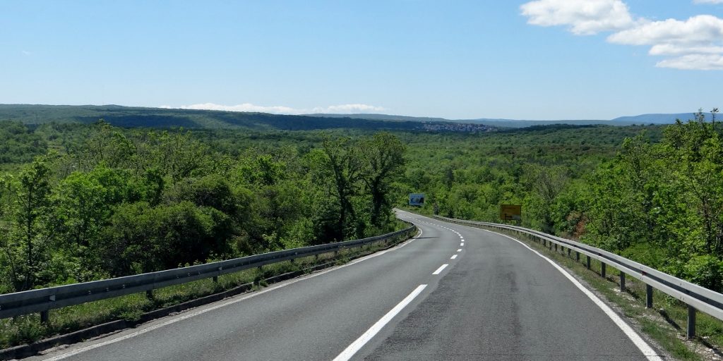 Road on Krk Island, Croatia