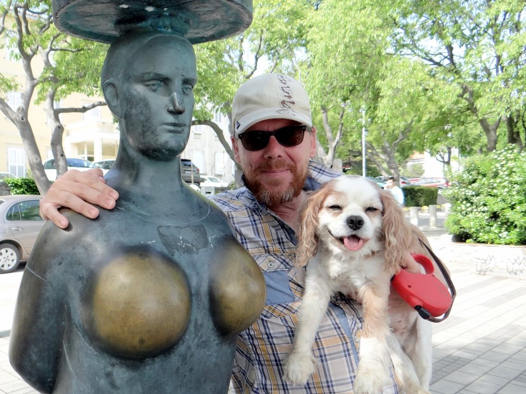 Washer lady statue, Krk City