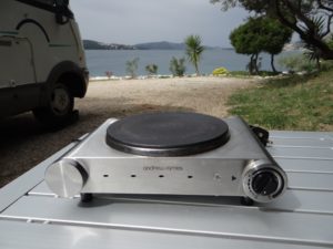 Andrew James Hob in a Motorhome