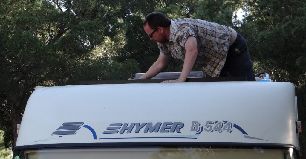 Solar panel finally cleaned!