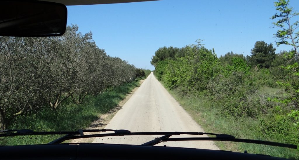 Us failing to find somewhere to stay on Lake Vrana