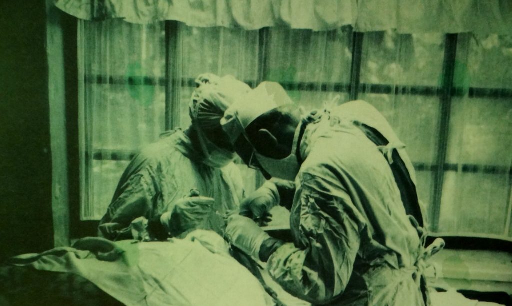 Fancy fighting superior forces for your country, getting badly injured and having to be operated on in a shed? Nah? Me neither