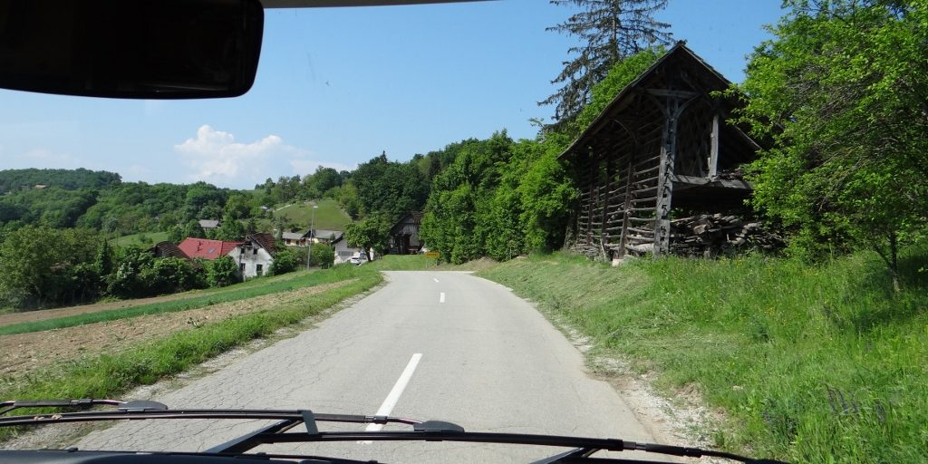 Heading north through Slovenia today