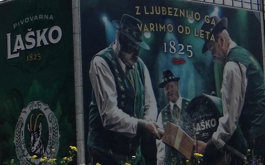 We passed the Laško brewery en-route