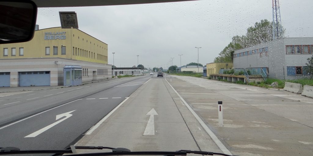 Crossing the iron curtain between Austria and Slovakia