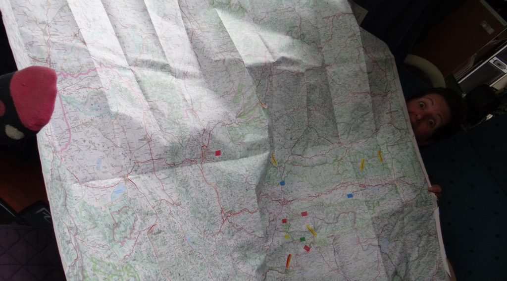 Slovakia map, 1:1 scale