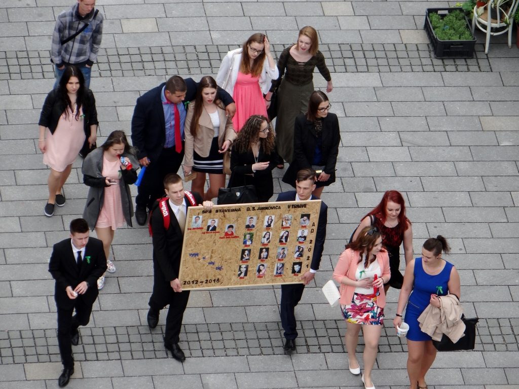 Student Graduation Trnava Slovakia