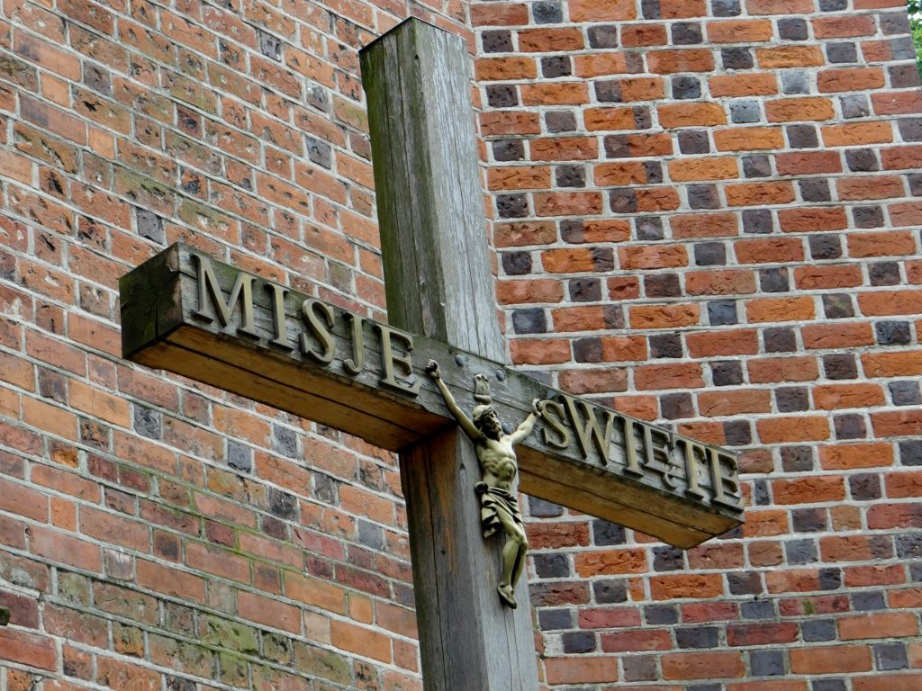 Jesus on cross Sandomierz, Poland