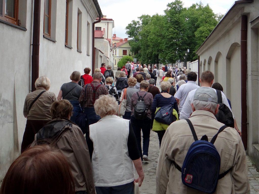 Crowds Sandomierz, Poland