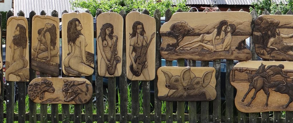 Kazimierz Dolny has a reputation for being an arty town - although some it's a wee bit dodgy