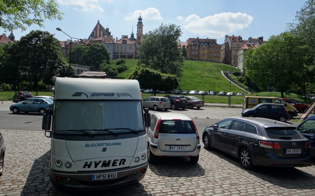 Motorhome parking Warsaw