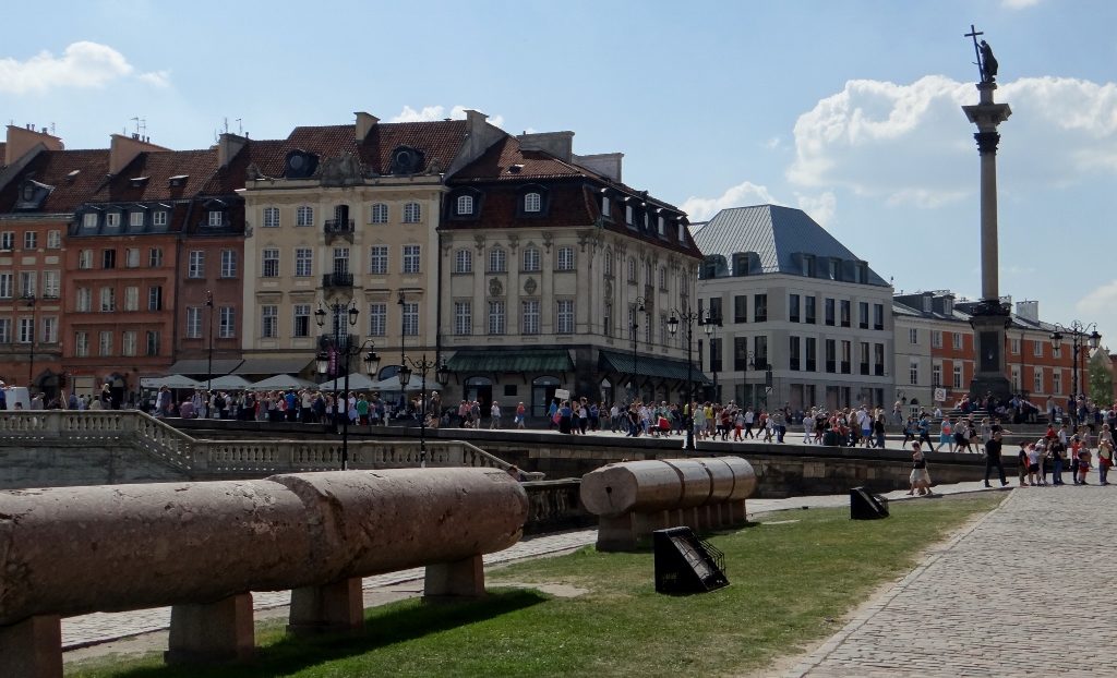Old pillars of King Sigismuds Column