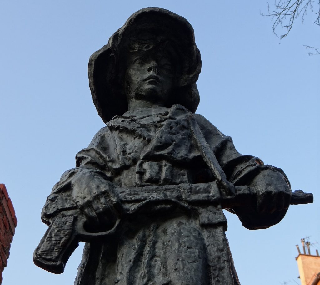 Mały Powstaniec, The Little Insurgent - dedicated to children who were killed fighting against the Nazi occupiers in the Warsaw Uprising - times unimaginable to us peace-lubbers
