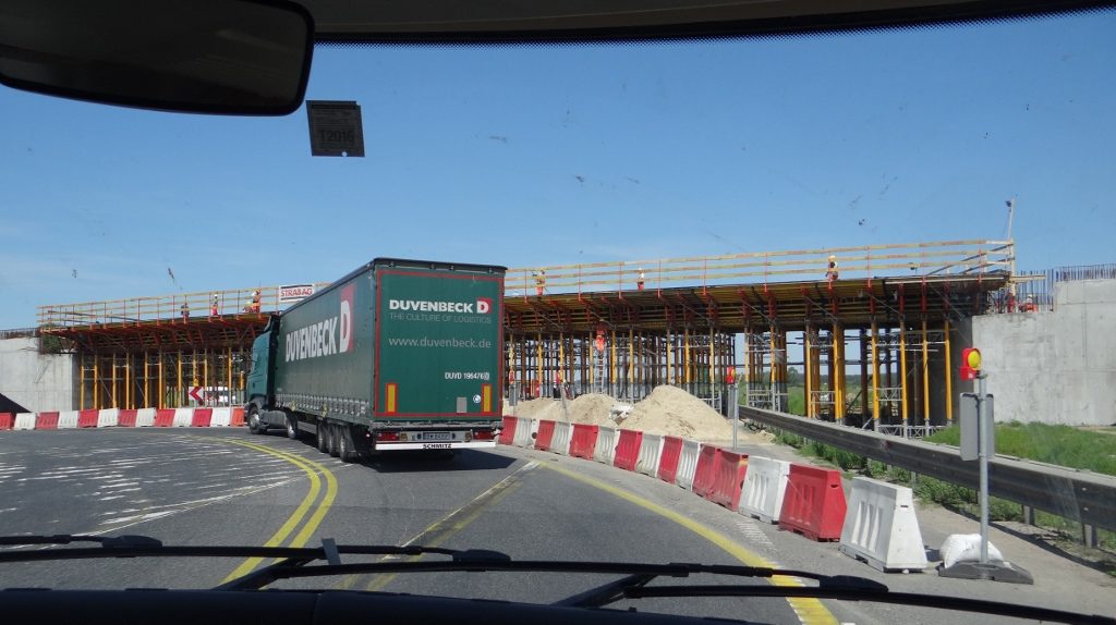 Each drive we do yields another brand new road being plough through fields and forests