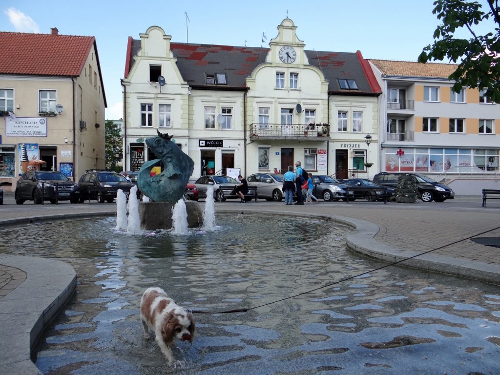 Mikołajki fountain