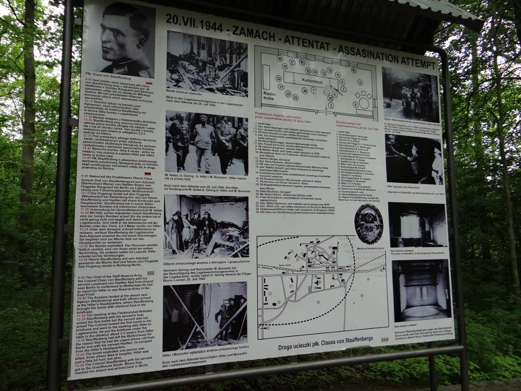 The best (only) information board on the site except the map