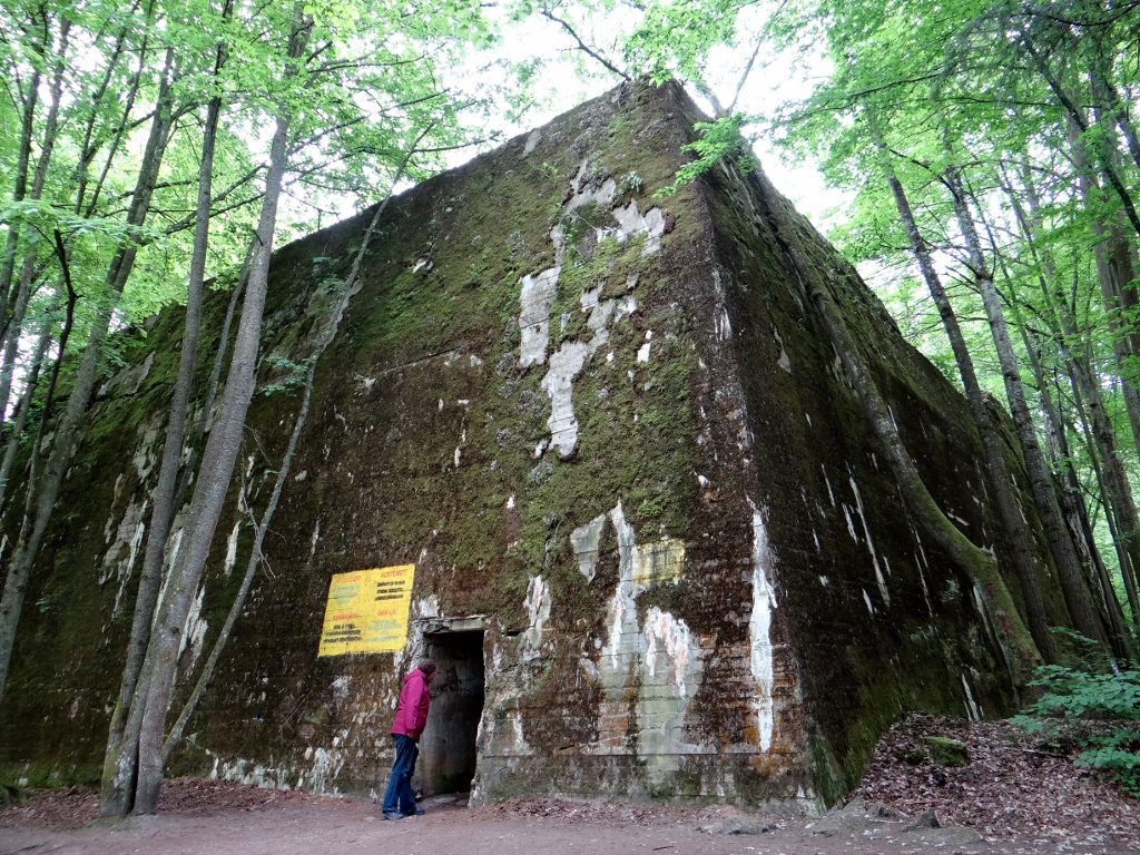 Huge amounts of concrete and steel went into the bunkers