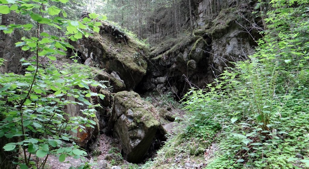 Concrete and moss everywhere at the Wolf's Lair