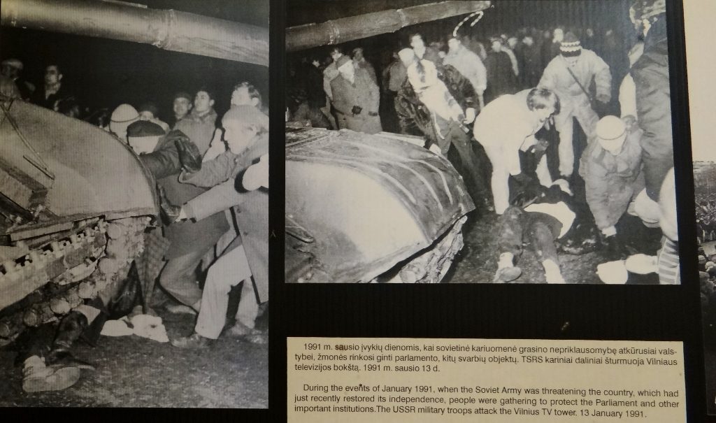 Soviet tanks doing some final killing before finally letting Lithuania go