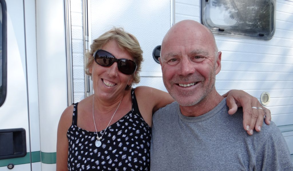 Seriously well-travelled Helen and Chris and their motorhome