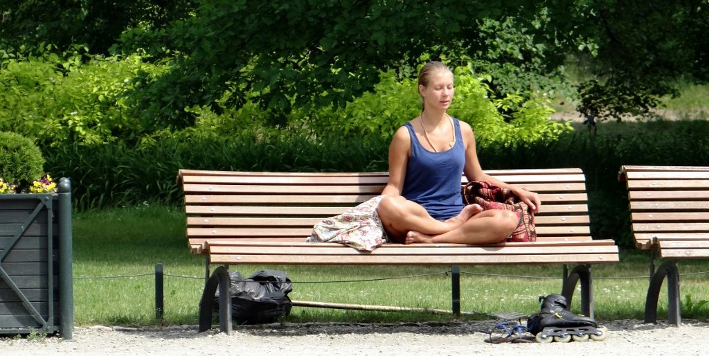 Chilling in the Bernardine Garden