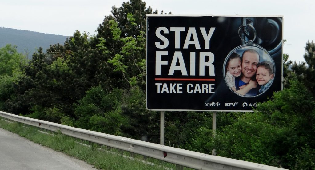 Erm, not sure why these signs were in both English and German