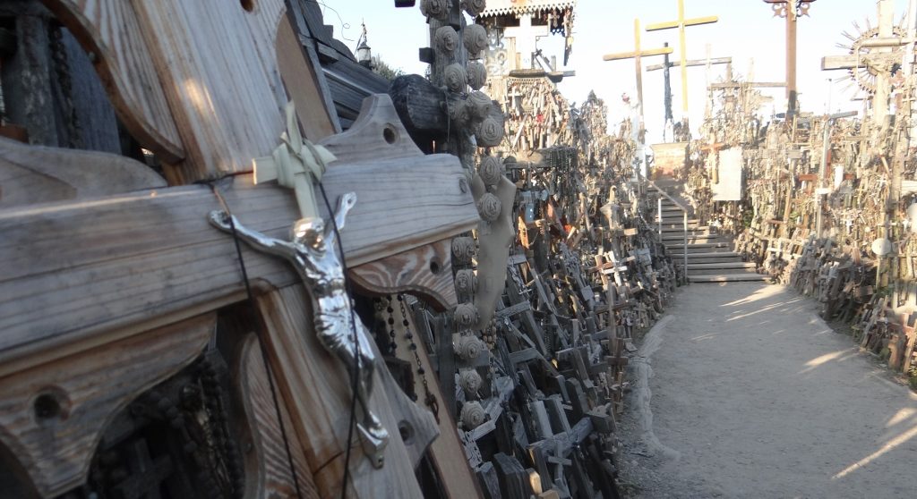 There are enormous numbers of crosses here, in varying styles and states