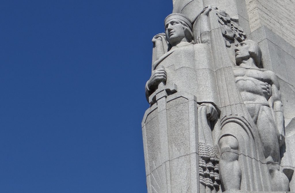 Latvia's Freedom Monument - something they've not had a great deal of around here