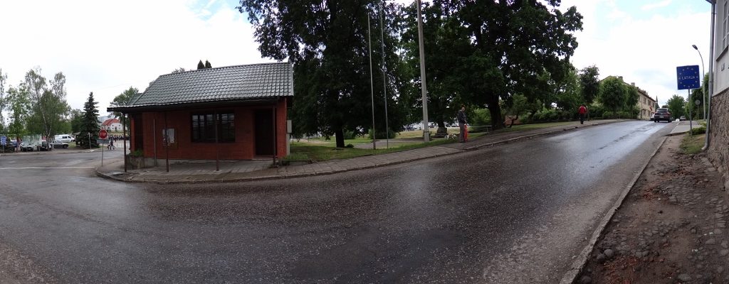 This is one town which loves the Schengen Agreement - this used to be a customs post, in the centre of town