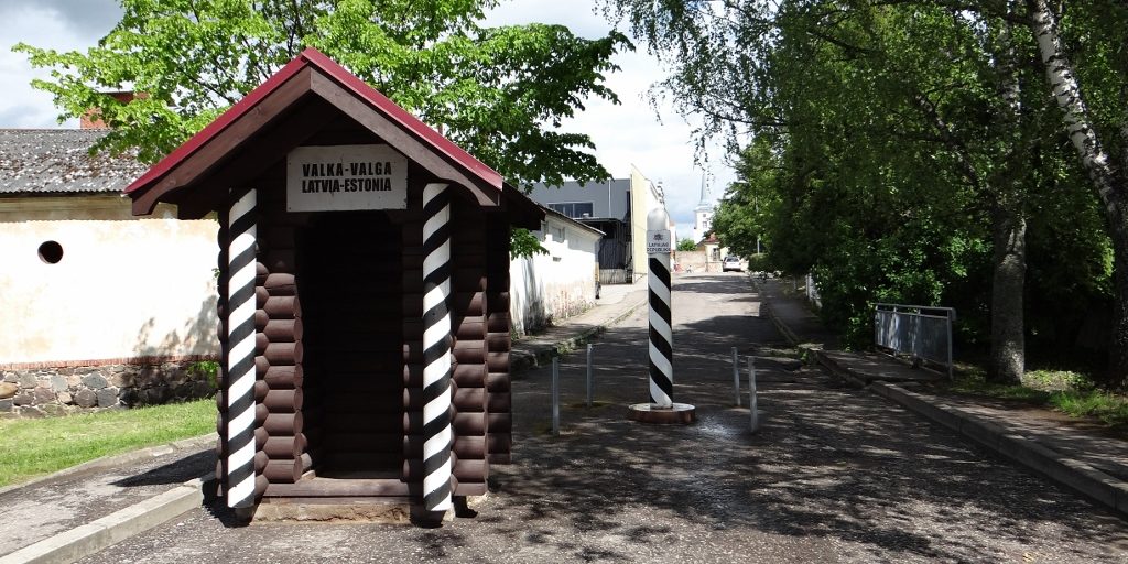 One of the border crossings which once divided the town
