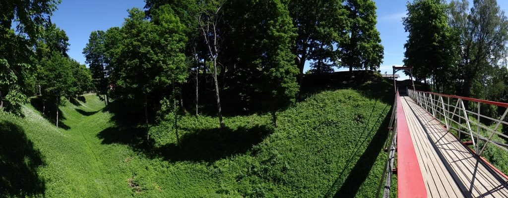 One of the Viljandi castle moats