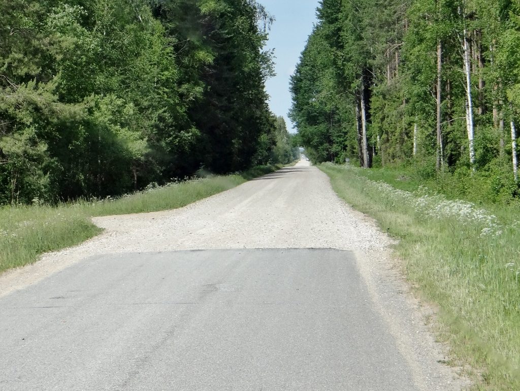 Road to Soomaa National Park, Estonia