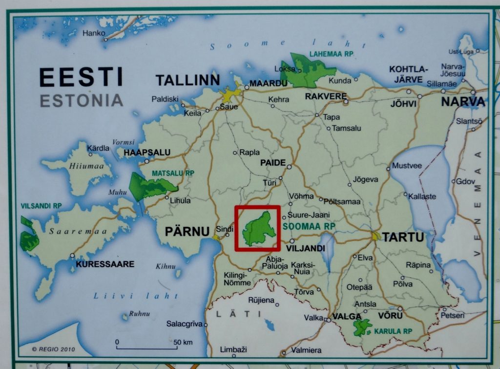Map Soomaa National Park