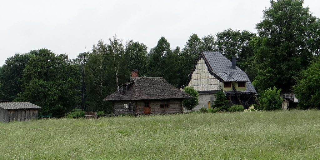 Houses in Soomaa, which would endure a few feet of water every spring