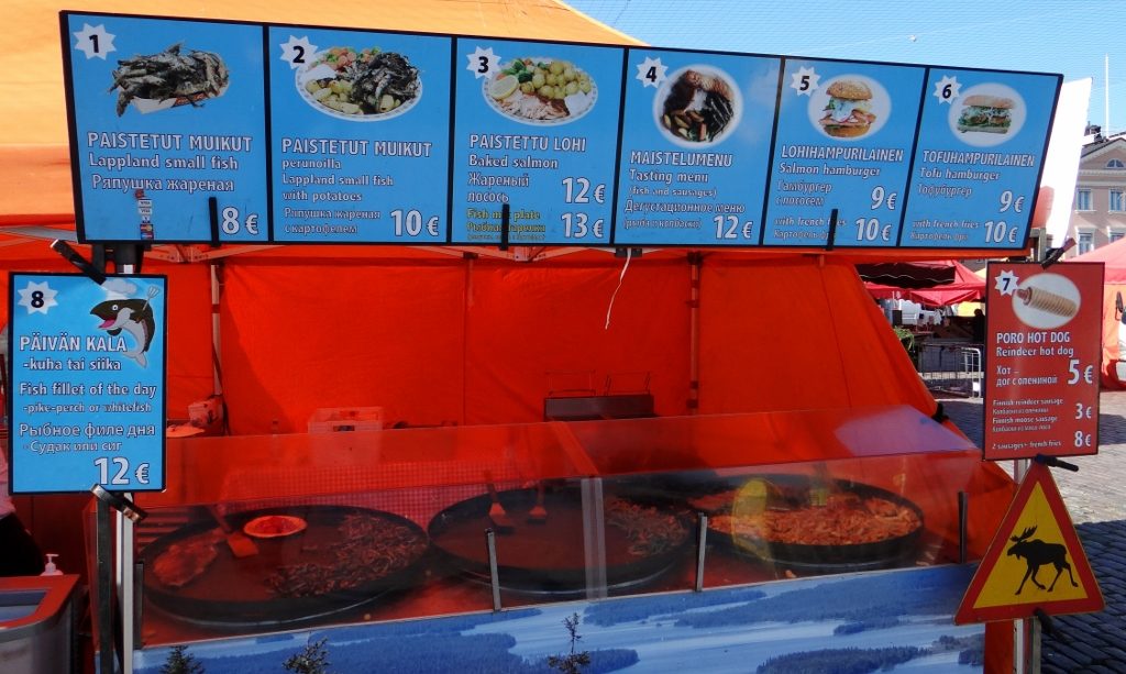 Food stall Helsinki market place